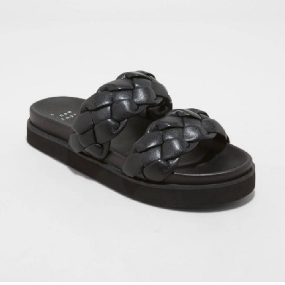 A New Day Braided Footbed Platform Sandals - Size 9.5